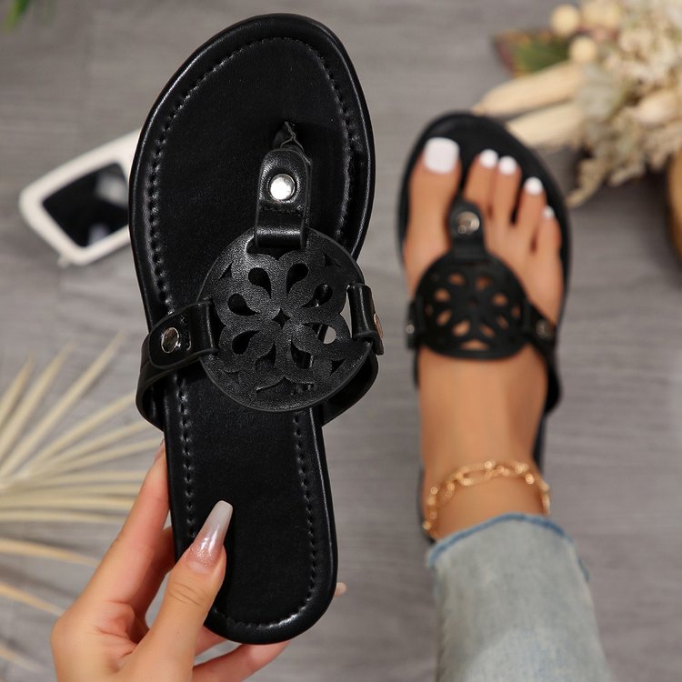 Flower Earth Flat Sandals (3 Variants)