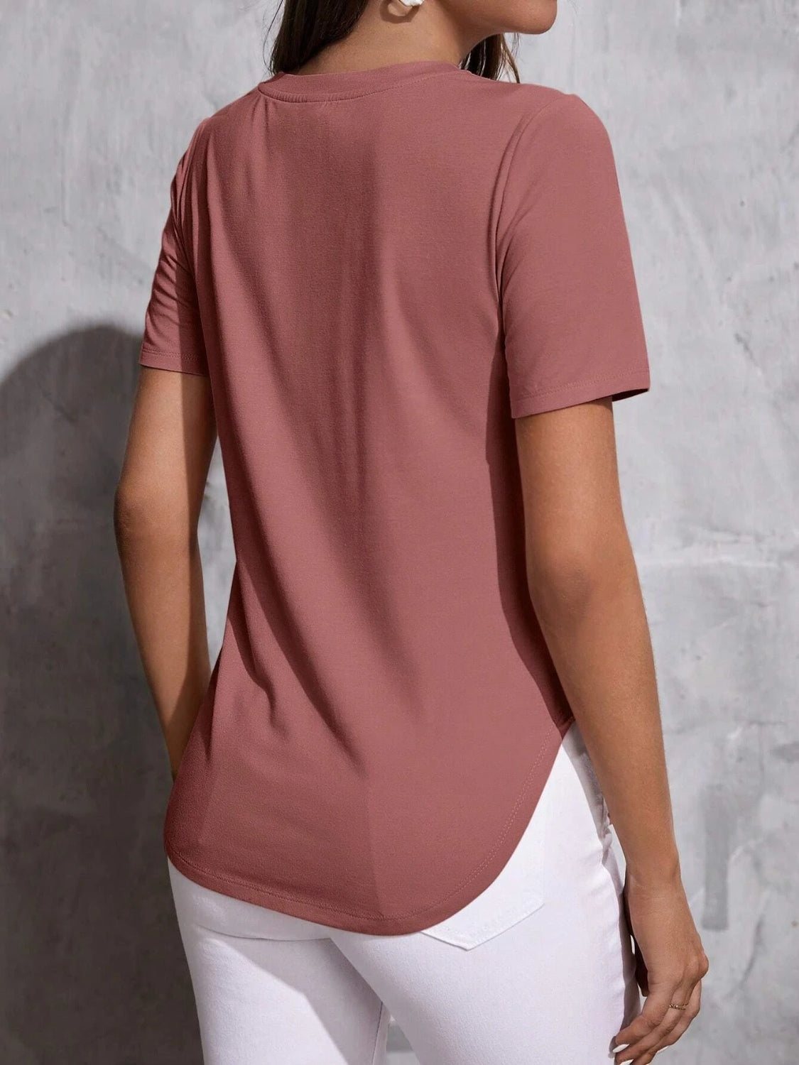 Round Neck Short Sleeve T-Shirt