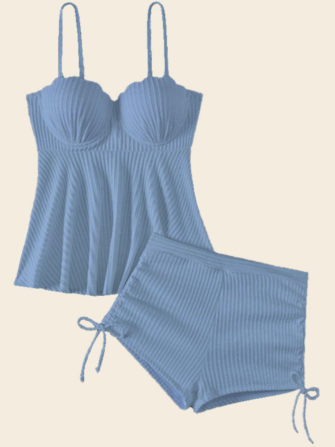 Sea Shells Spaghetti Strap Two-Piece Swim Suit (8 Variants)