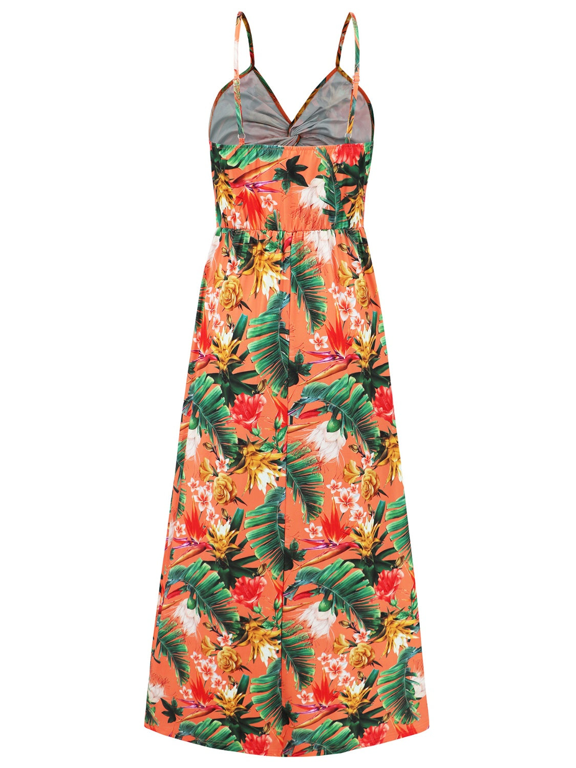 Hawaiian Print Twisted Printed V-Neck Cami Dress (8 Variants)