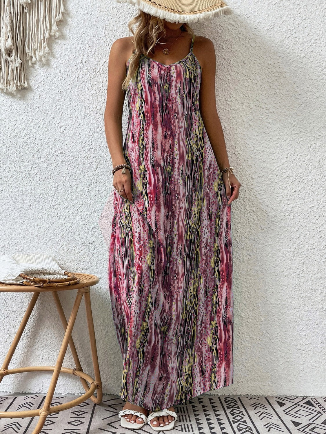 Fab & Flowy Pattern Maxi Dress Regular/Full Sizes (5 Variants)