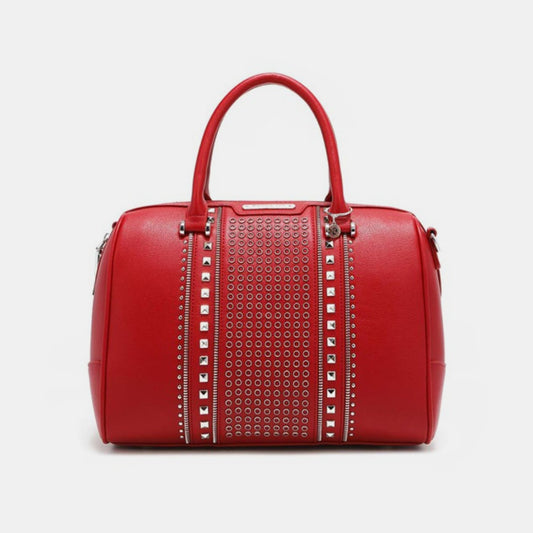 Nicole Lee USA Studded Boston Bag