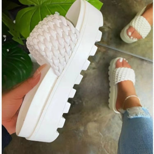 Woven Platform Sandals (3 Variants)