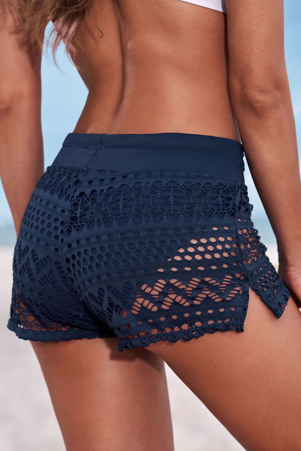 Full Size Drawstring Waist Swim Shorts (2 Variants)