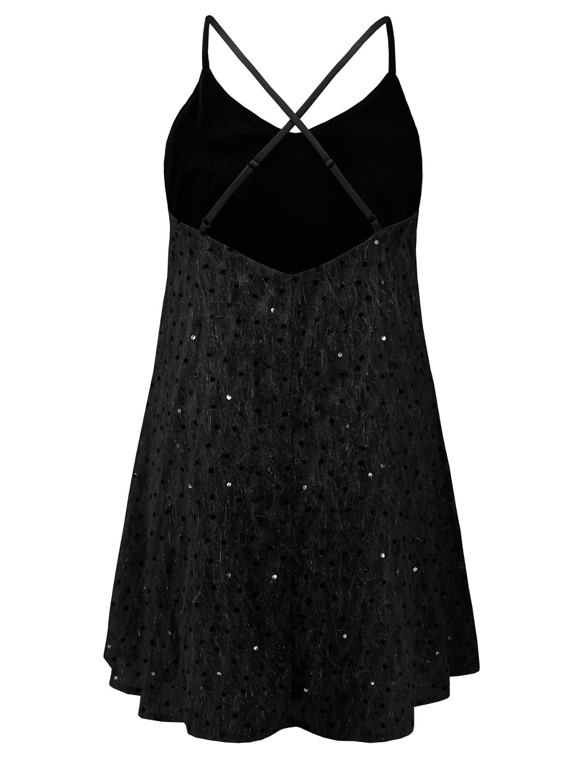 Sequin V-Neck Mini Cami Dress (3 Variants)