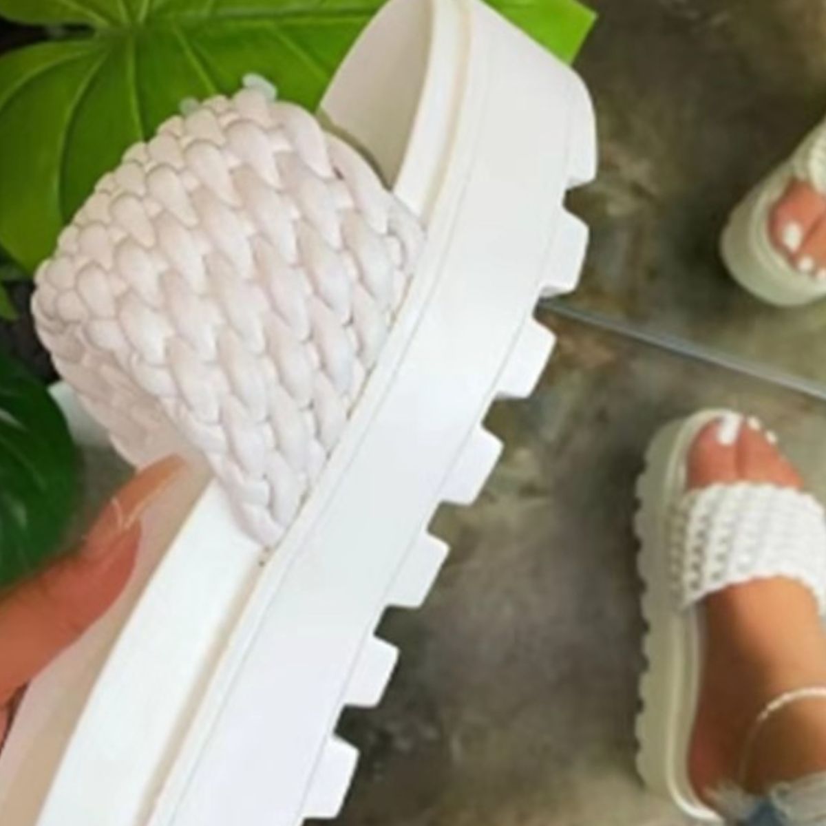 Woven Platform Sandals (3 Variants)