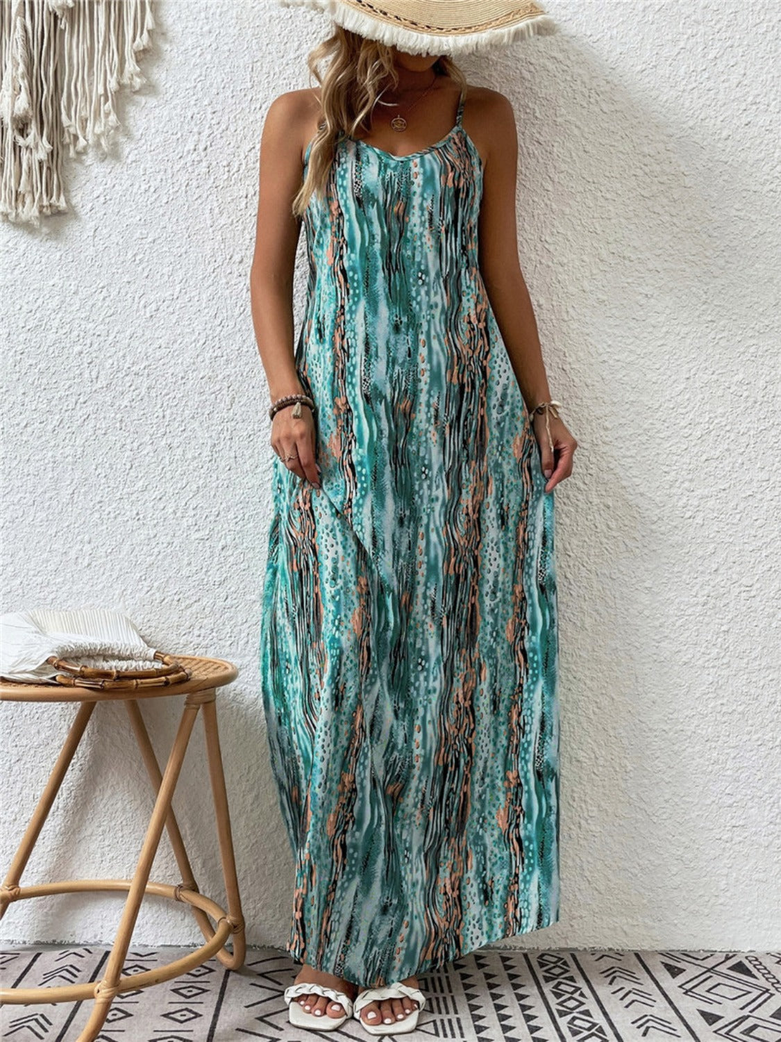 Fab & Flowy Pattern Maxi Dress Regular/Full Sizes (5 Variants)