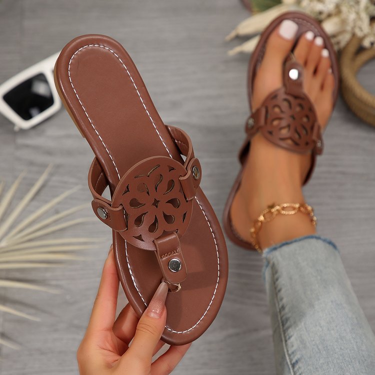 Flower Earth Flat Sandals (3 Variants)