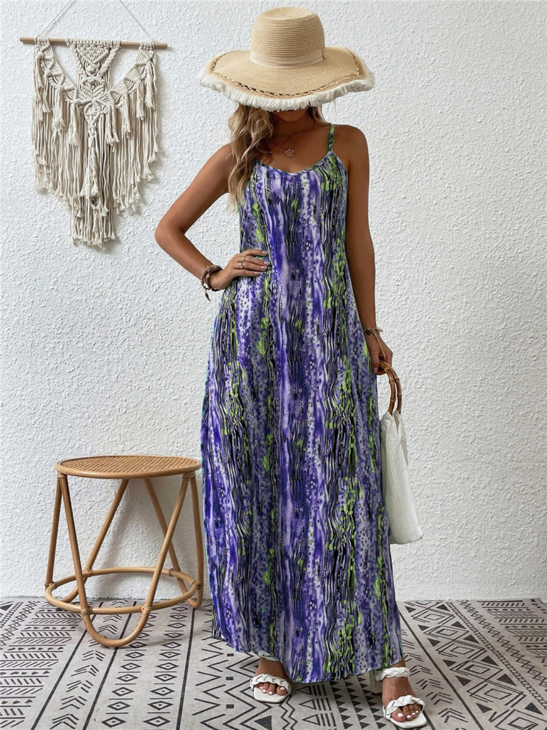 Fab & Flowy Pattern Maxi Dress Regular/Full Sizes (5 Variants)