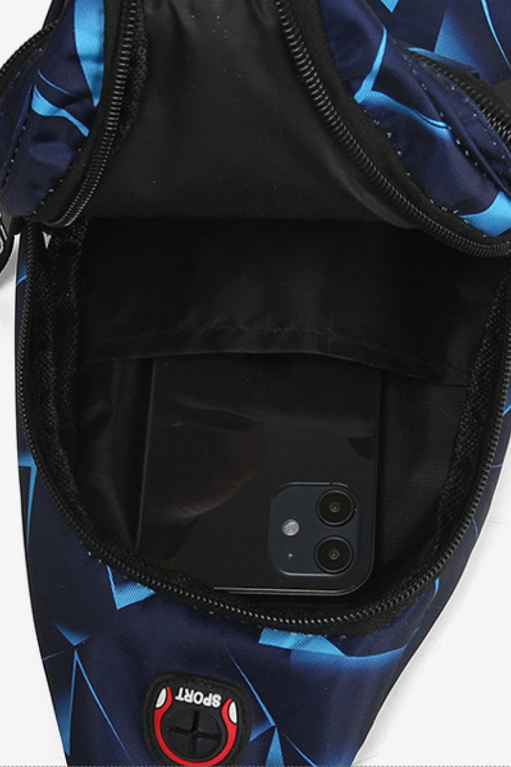 Geometric Waterproof Sling Bag