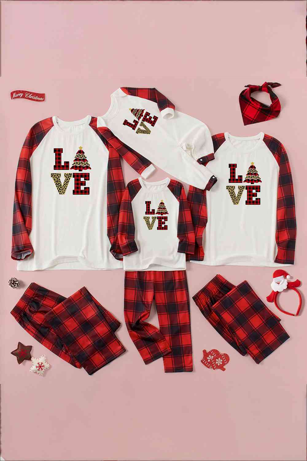 Matching Kids 2T-9 "LOVE" Pajama Set