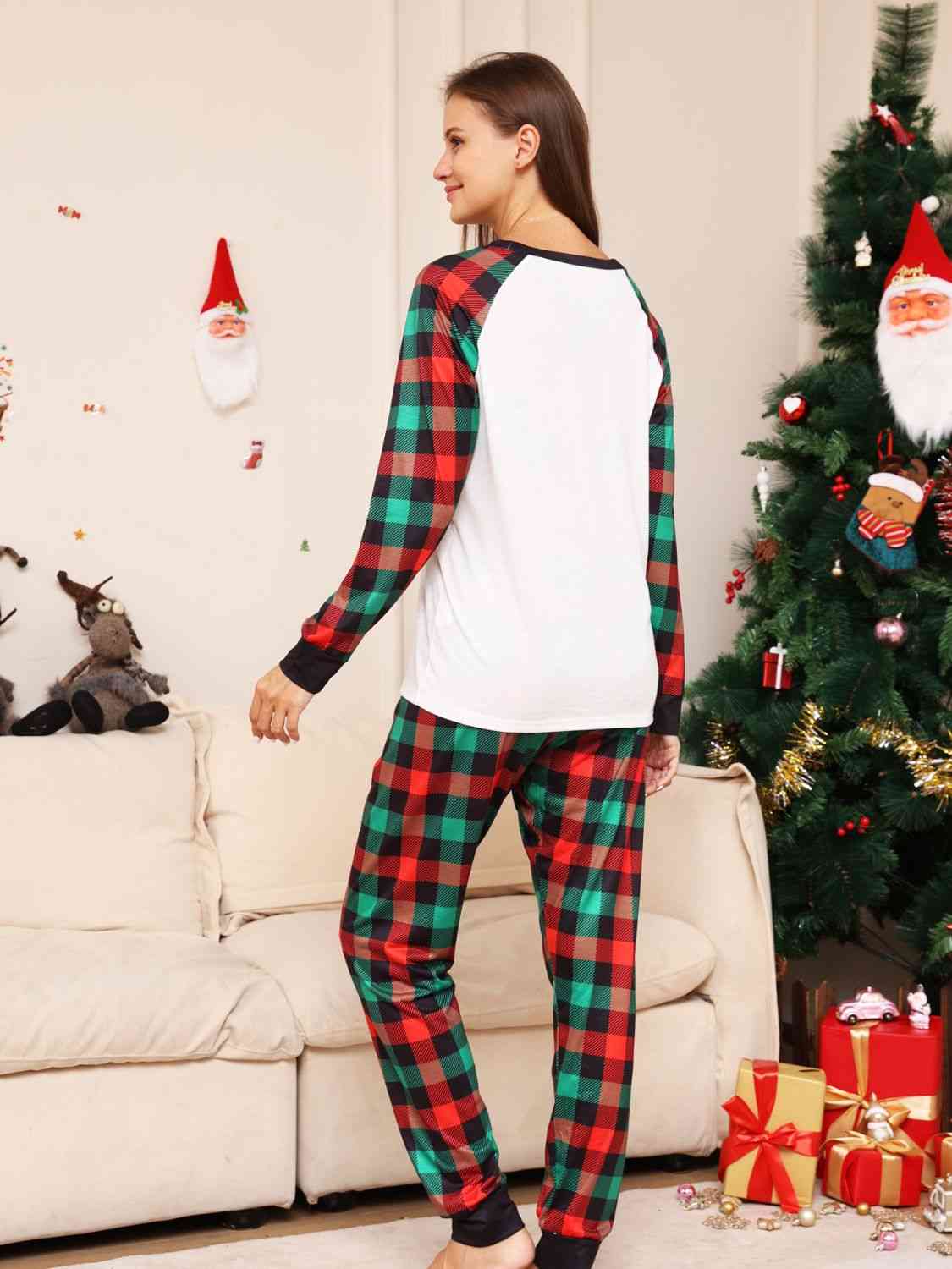 Matching Women's Reindeer Pajama Set