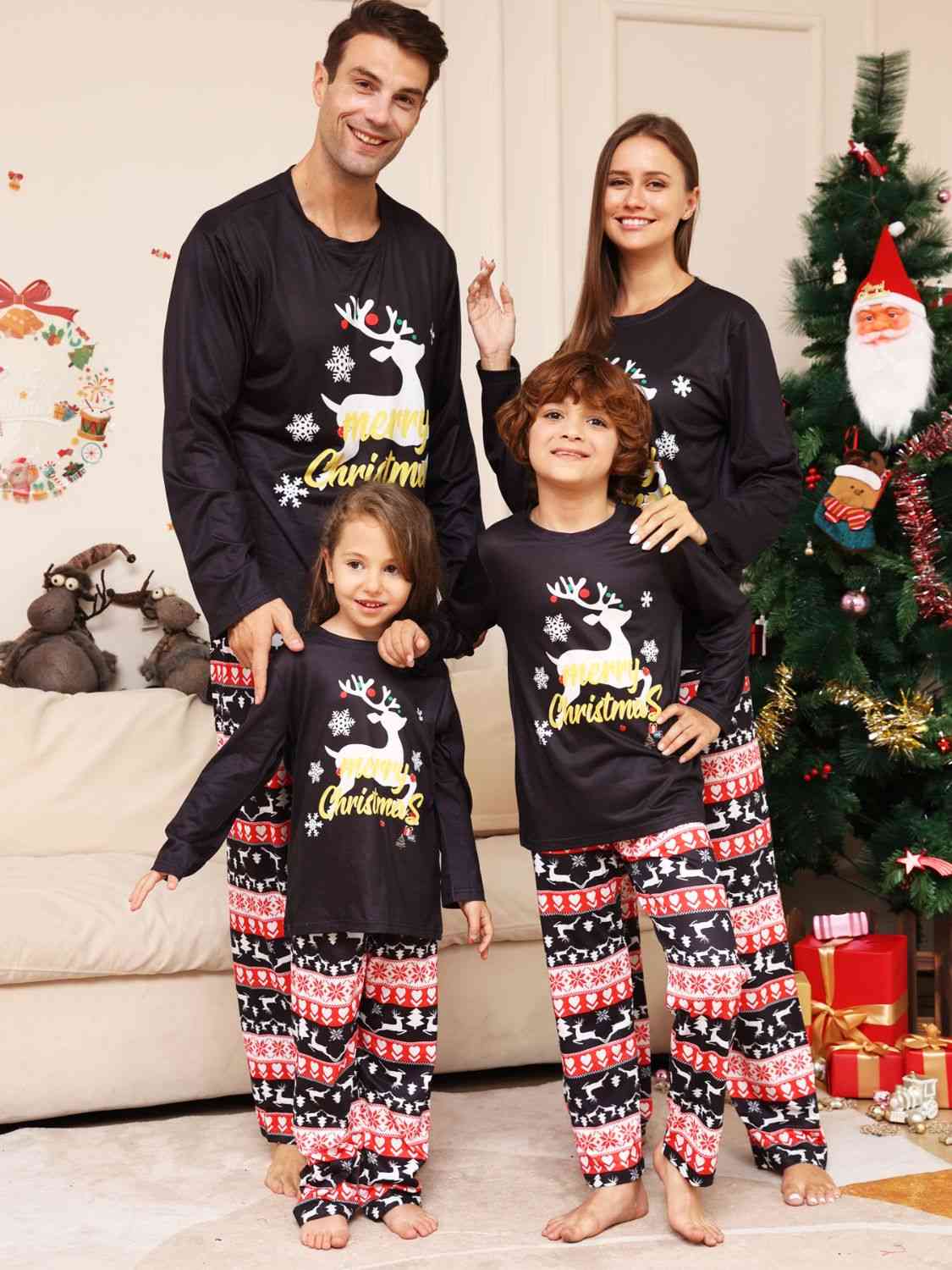 Matching Women's "Merry Christmas" Pajama Set