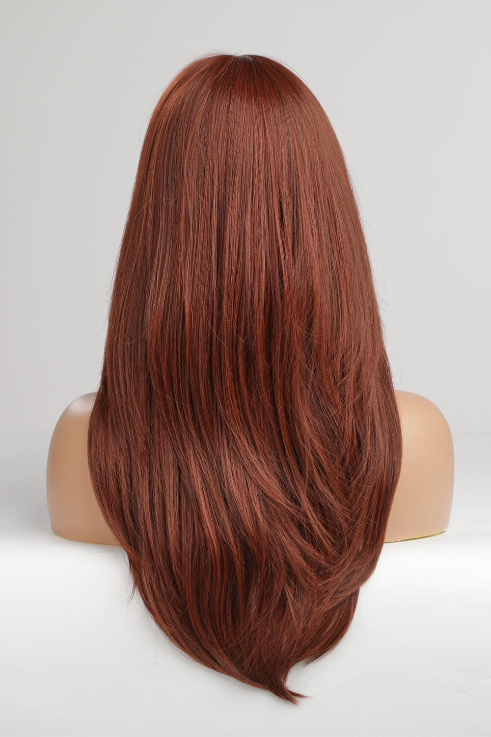 20" Red Layered Synthetic Wig