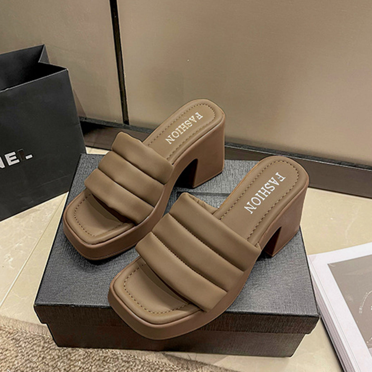 Comfortably Cute Block Heel Platform Sandals (3 Variants)