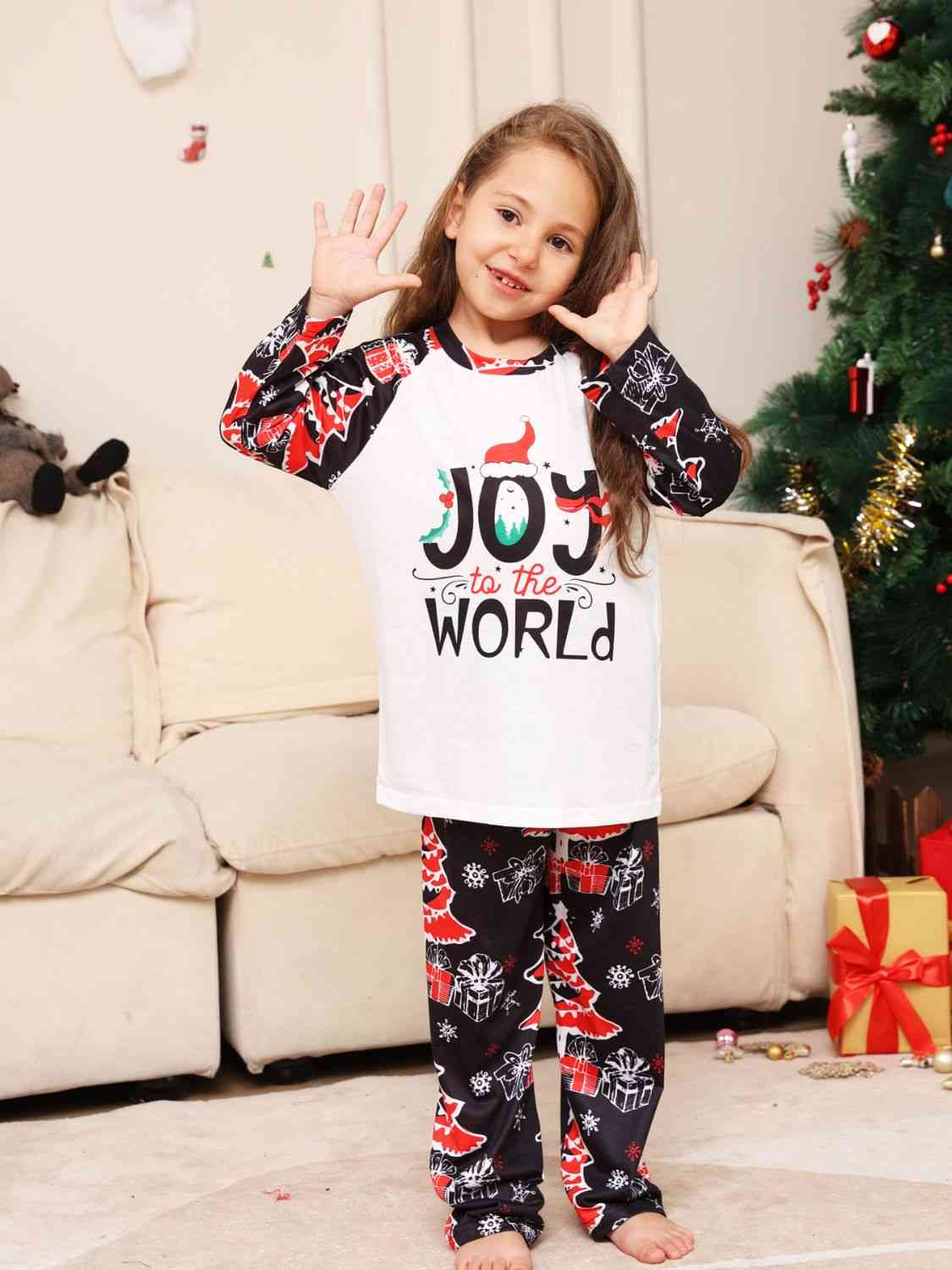 Matching Baby's 3-18 Months "JOY to the WORLD" Pajama Set