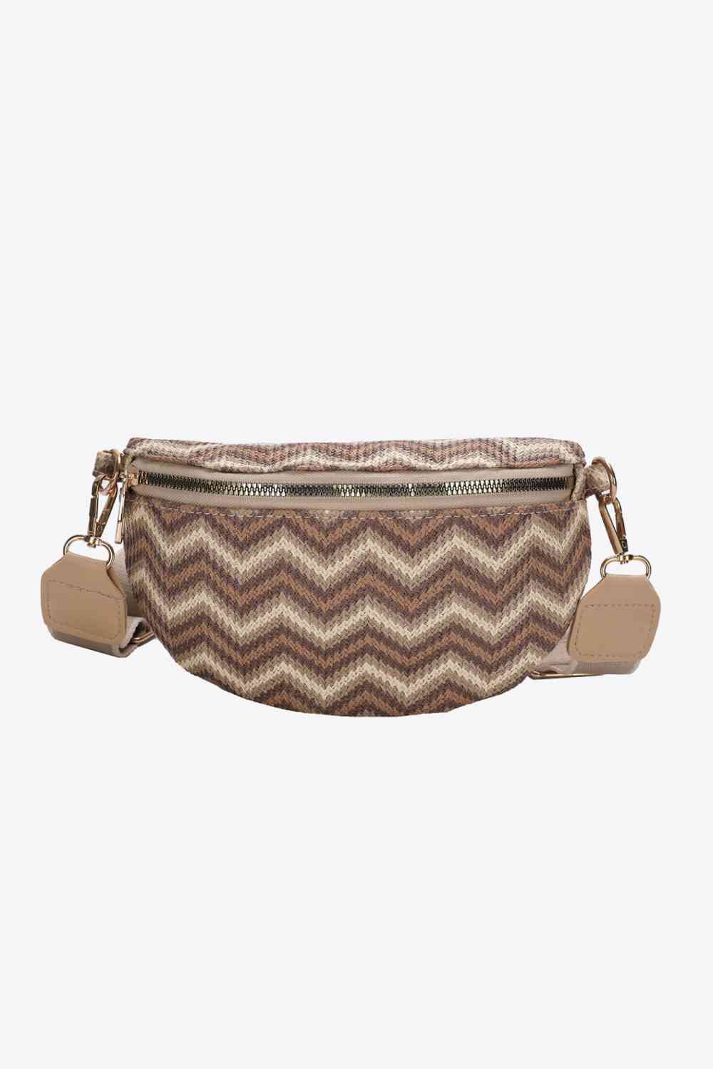 Adored Chevron Straw Sling Bag (3 Variants)