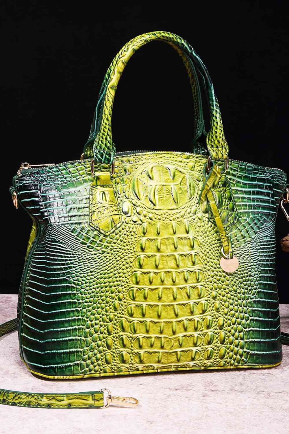 Gradient Croc-Style Handbag (14 Variants)