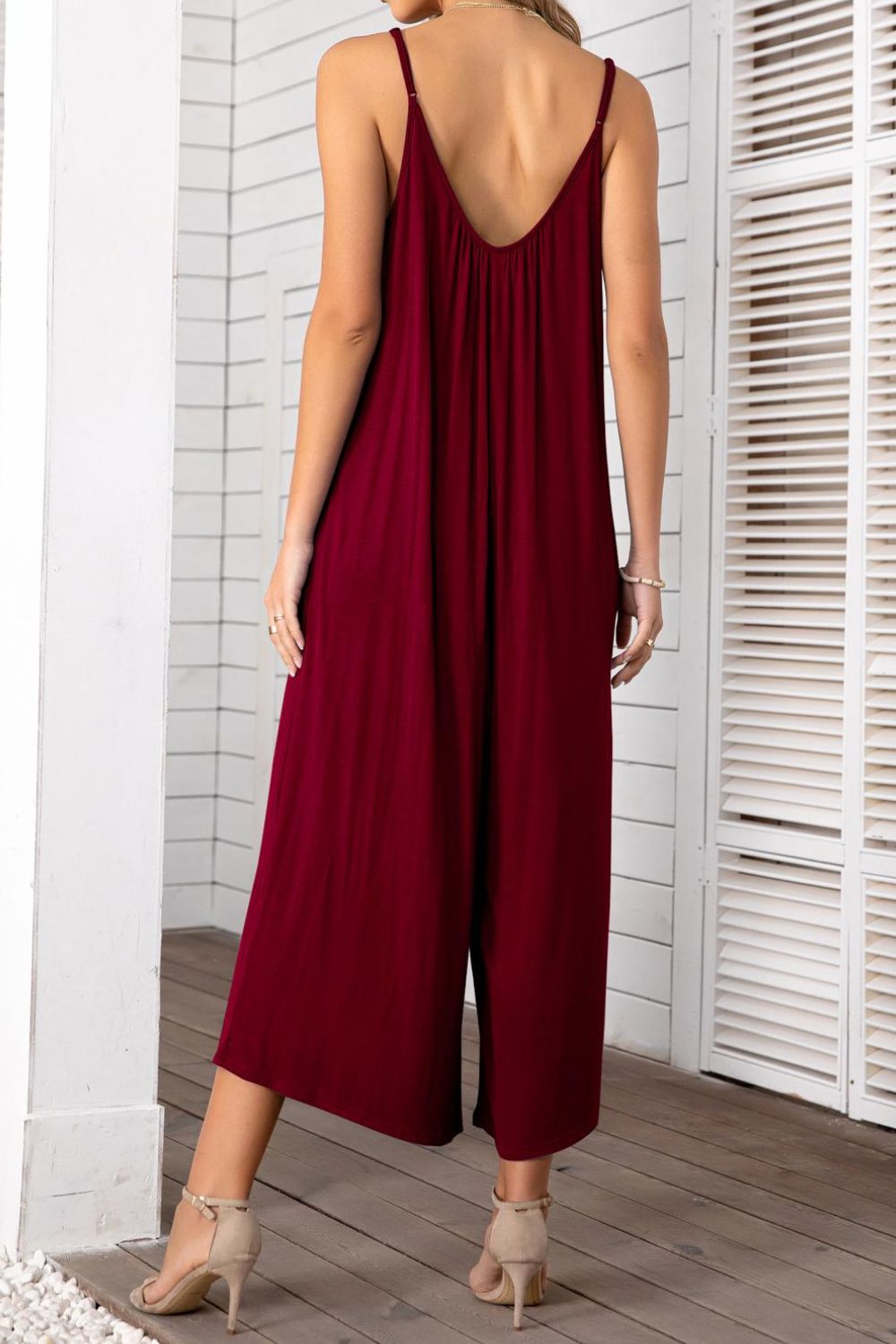 Free Flowing Spaghetti Strap Jumpsuit (6 Variants)