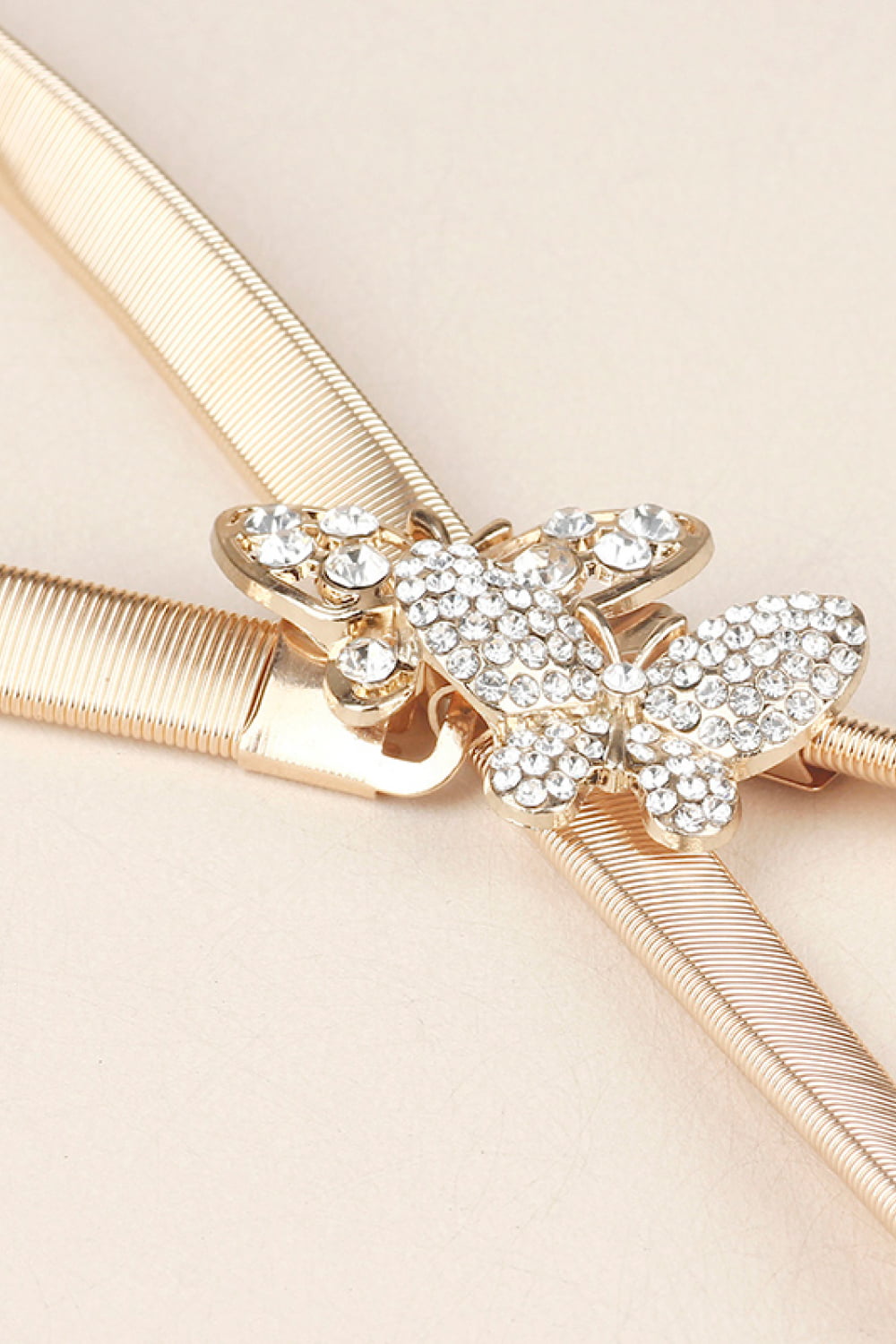 Diamond Butterfly Metal Belt