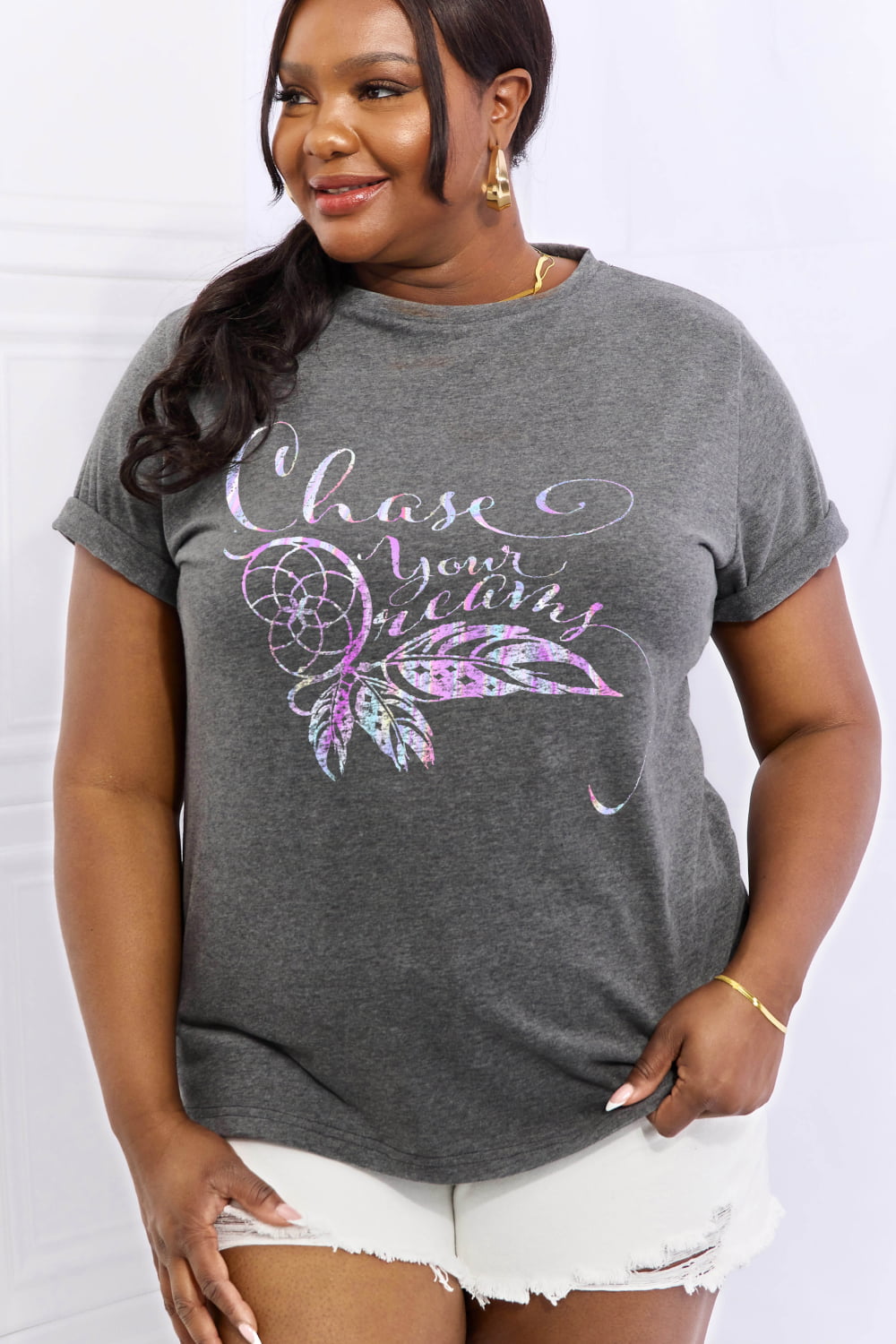 CHASE YOUR DREAMS Graphic Tee (Regular/Full-Sizes)