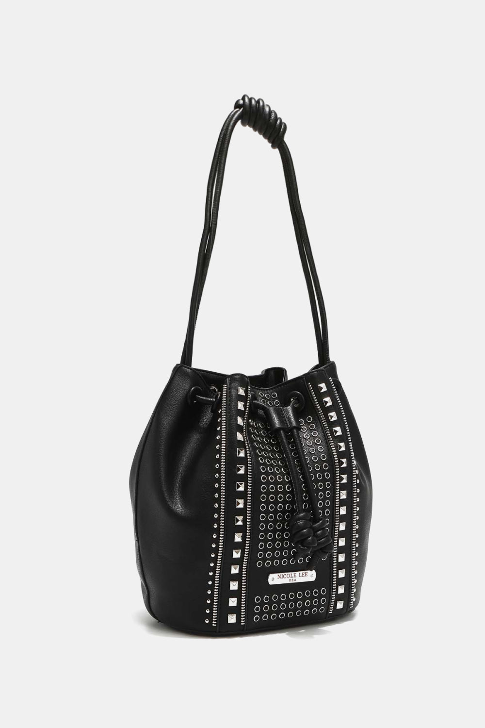 Nicole Lee Studded Bucket Bag (5 Variants)