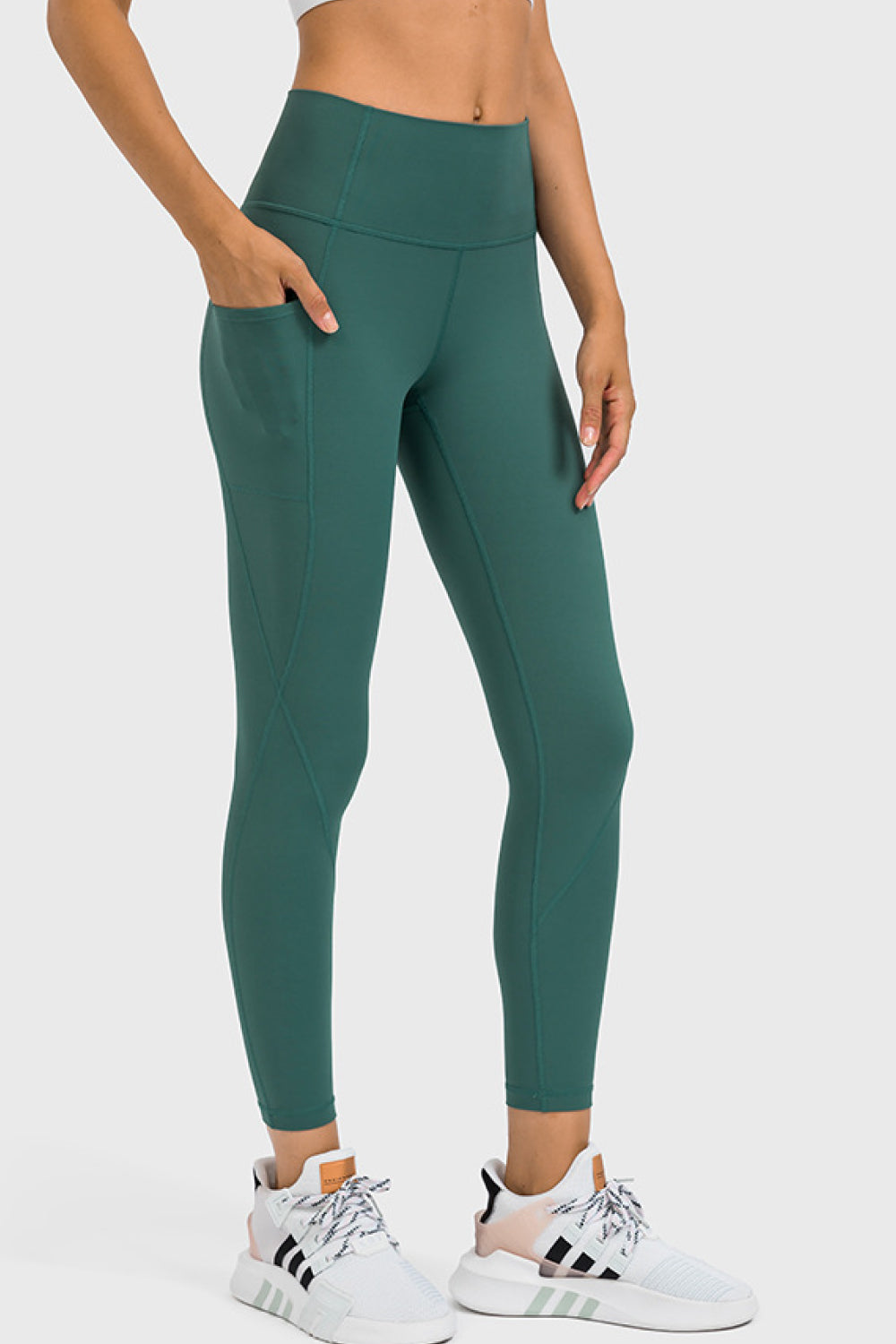 High Rise Yoga Leggings with Side Pocket