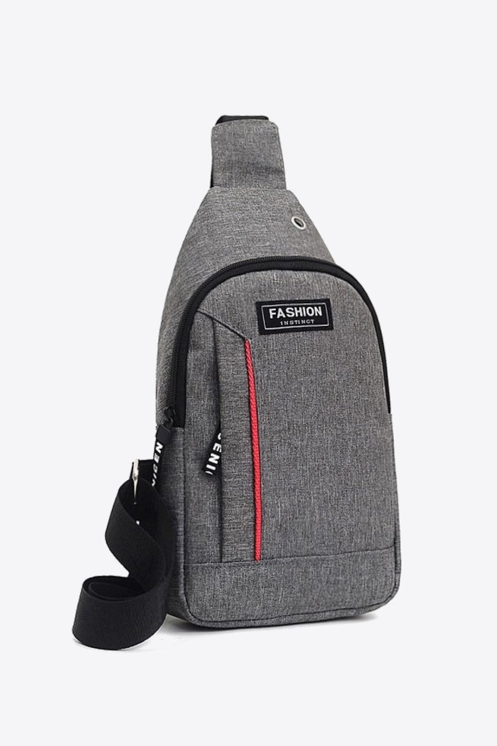 Contrast Trim Waterproof Sling Bag