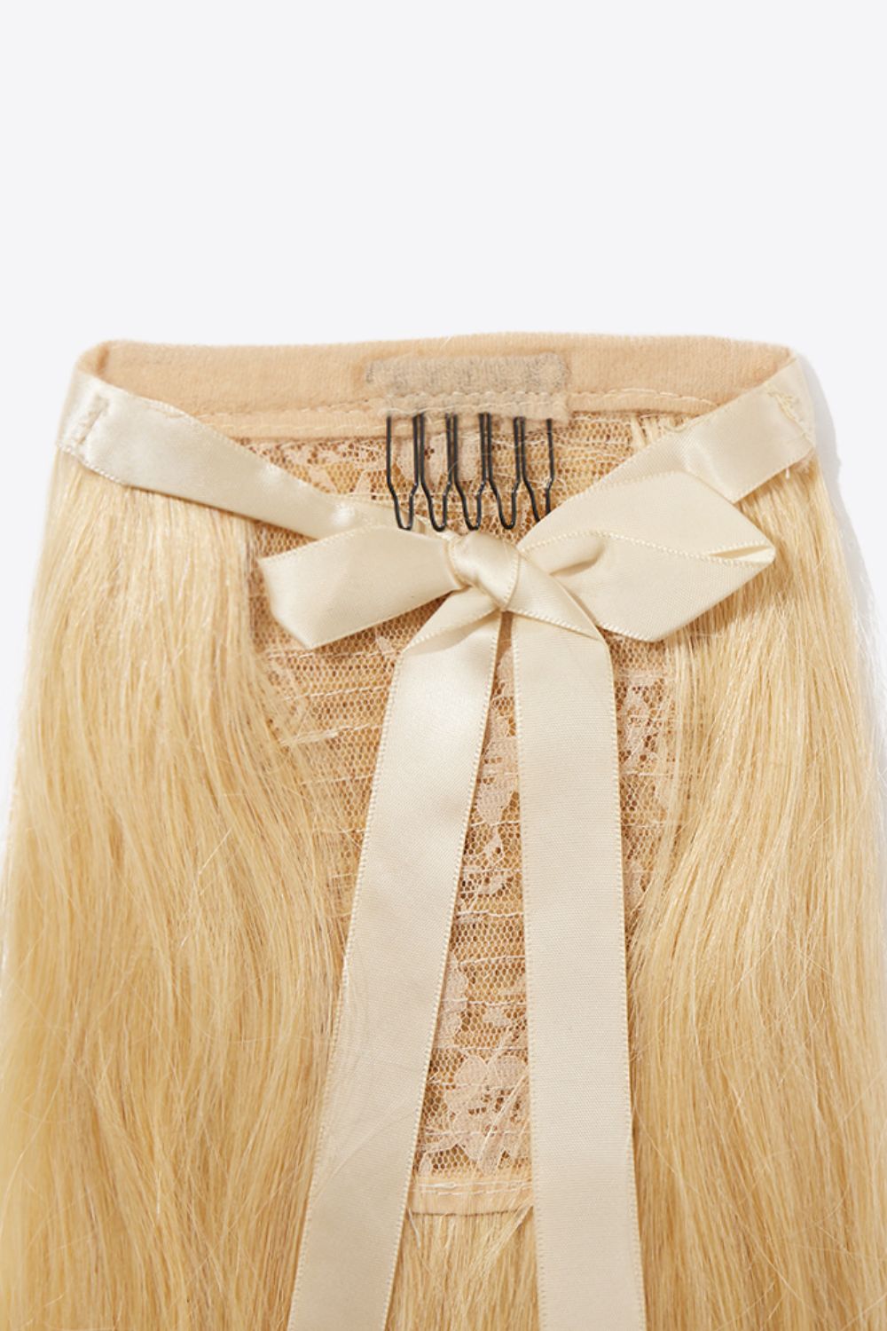 24" Human Hair Ponytail (Various Blonde Shades)