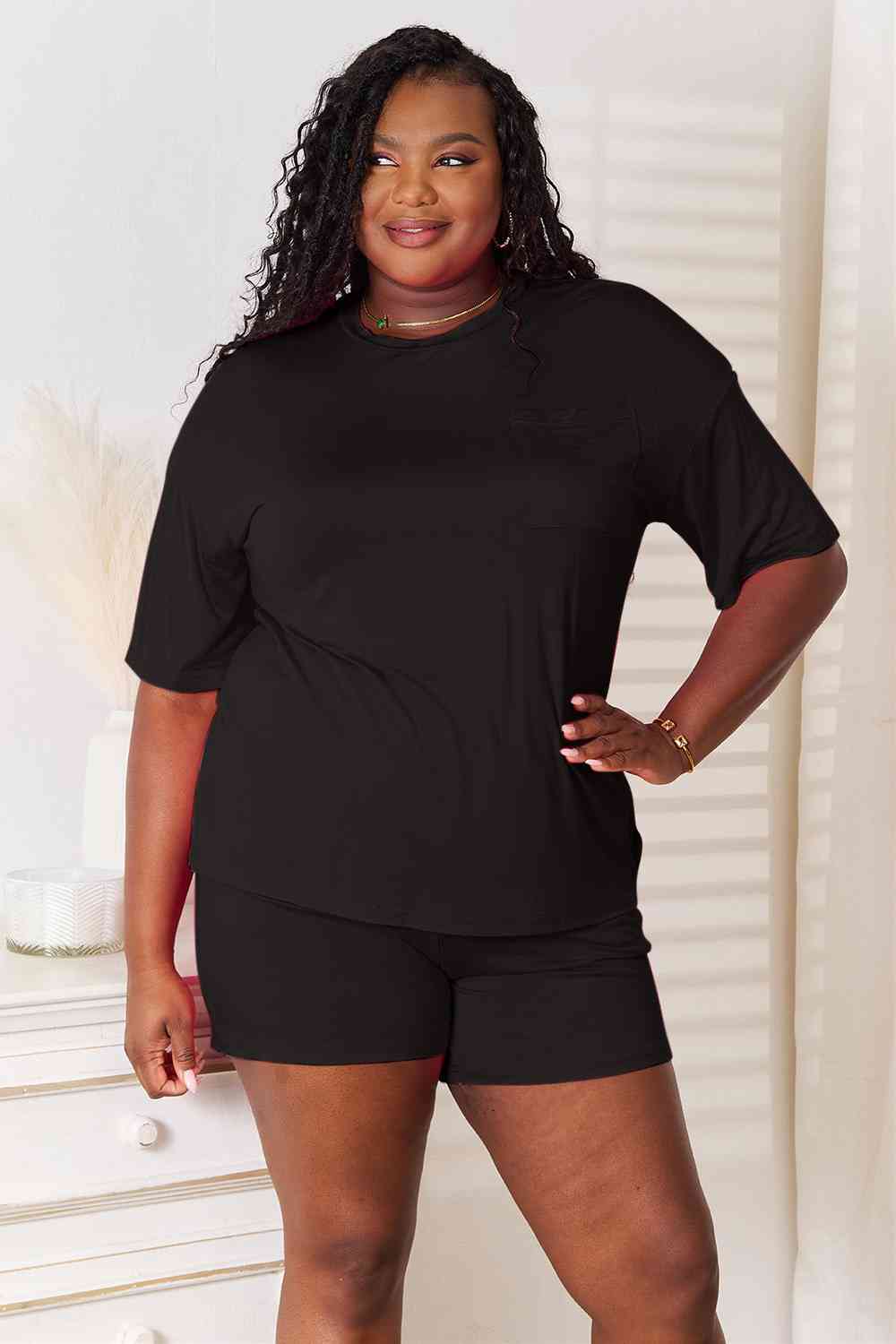 Soft Rayon Top & Shorts Set (Regular/Full Sizes) (5 Variants)