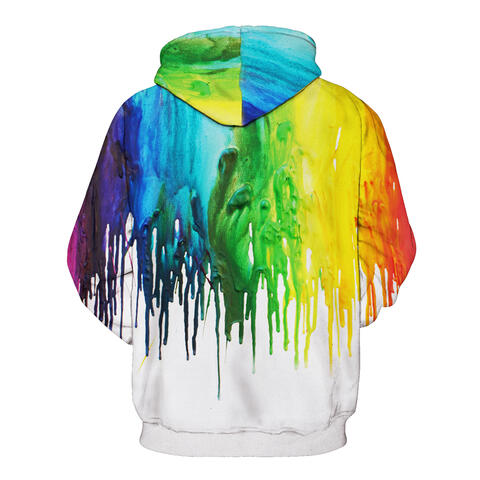 Full Size Printed Drawstring Hoodie with Pockets