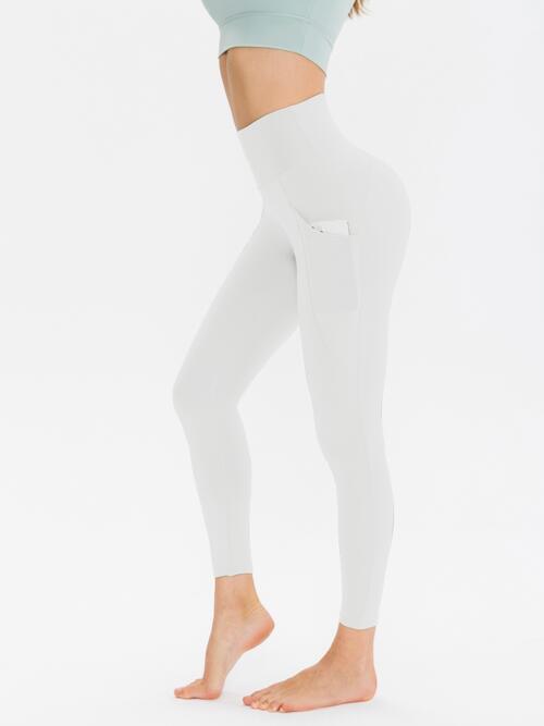 Wide Waistband Sports Leggings (4 Variants)