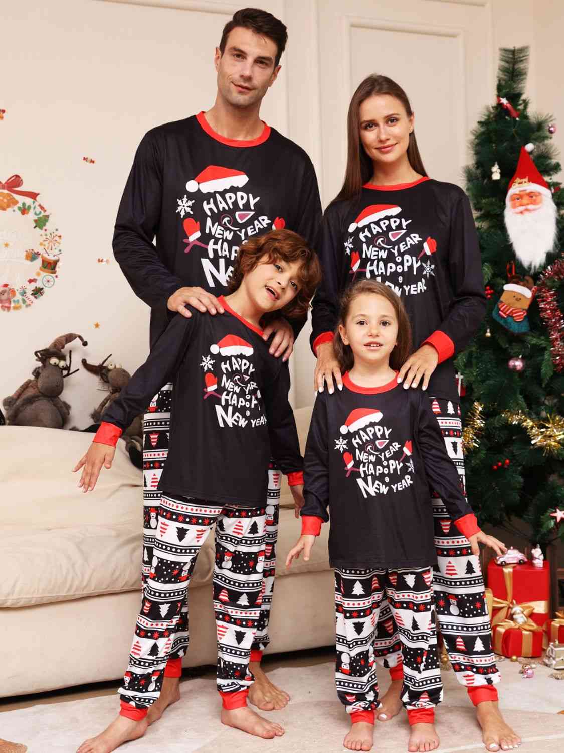 Matching Men's "Happy New Year" Pajama Set