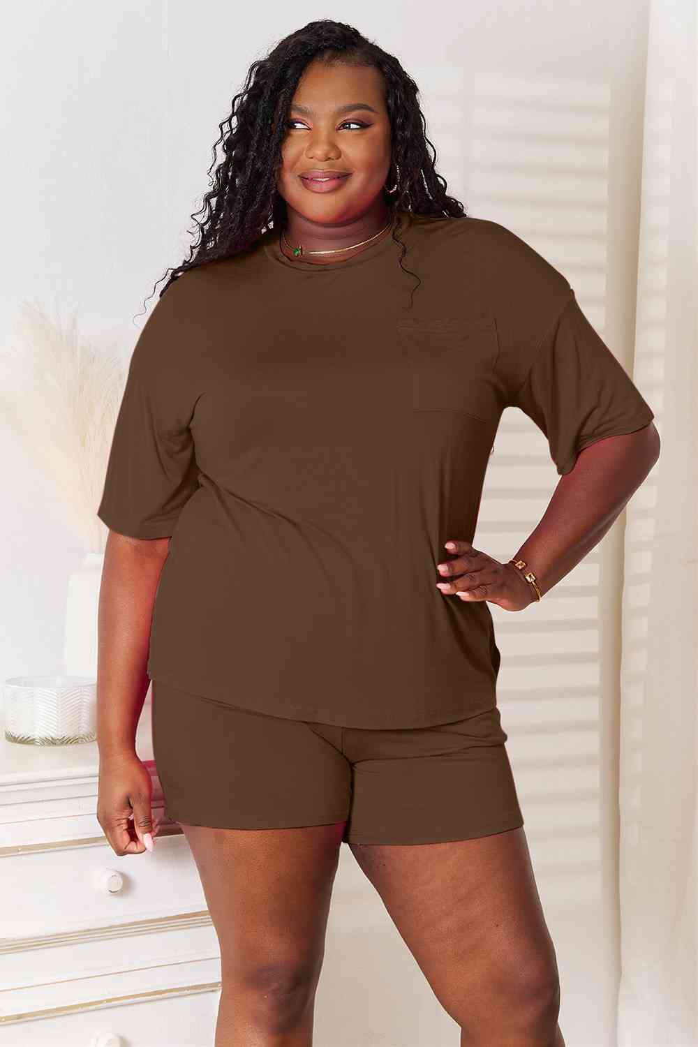 Soft Rayon Top & Shorts Set (Regular/Full Sizes) (5 Variants)