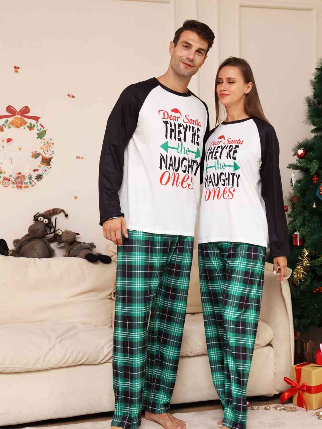 Matching Women's "Naughty Ones" Pajama Set