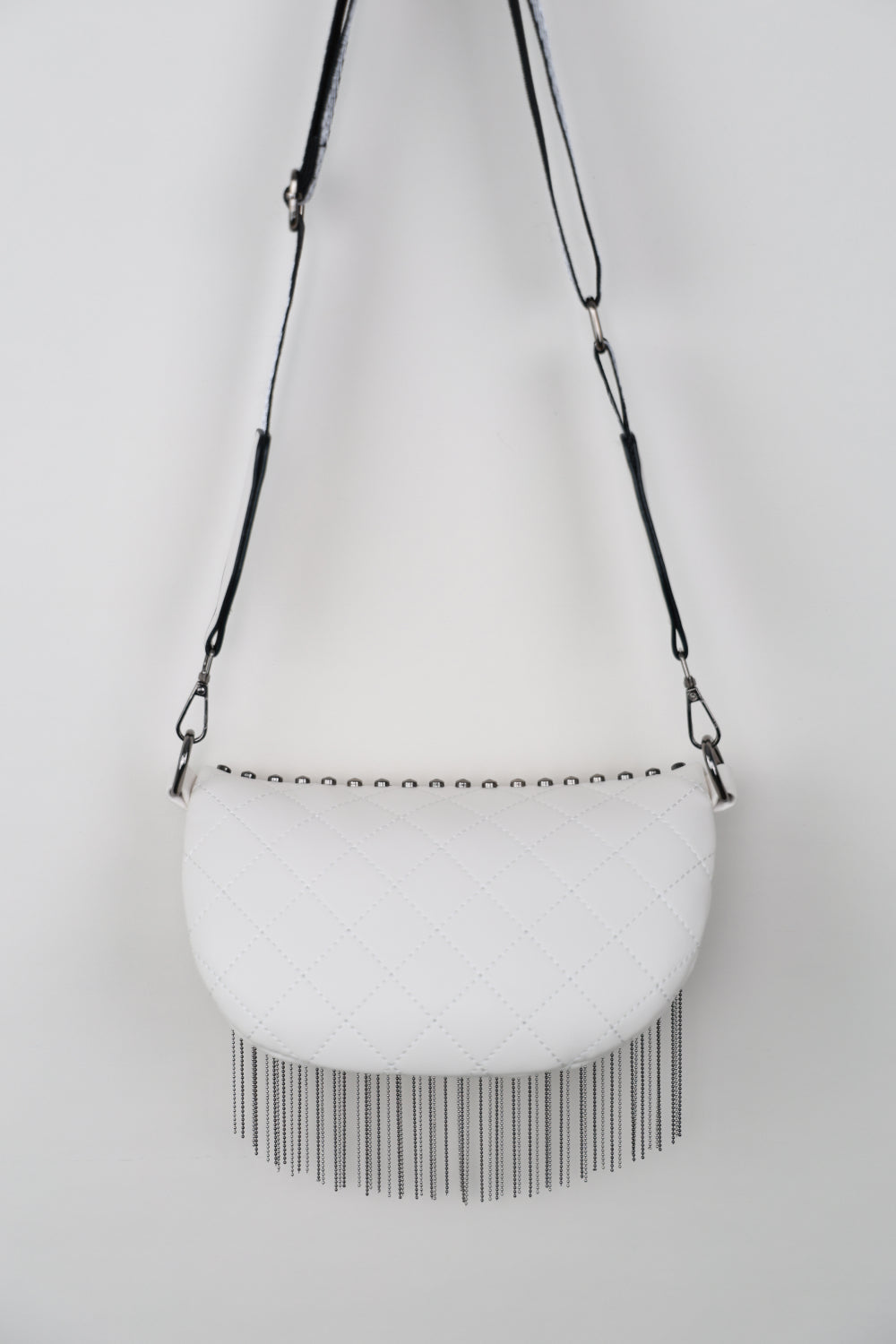 Studded Sling Bag with Fringes (3 Variants)