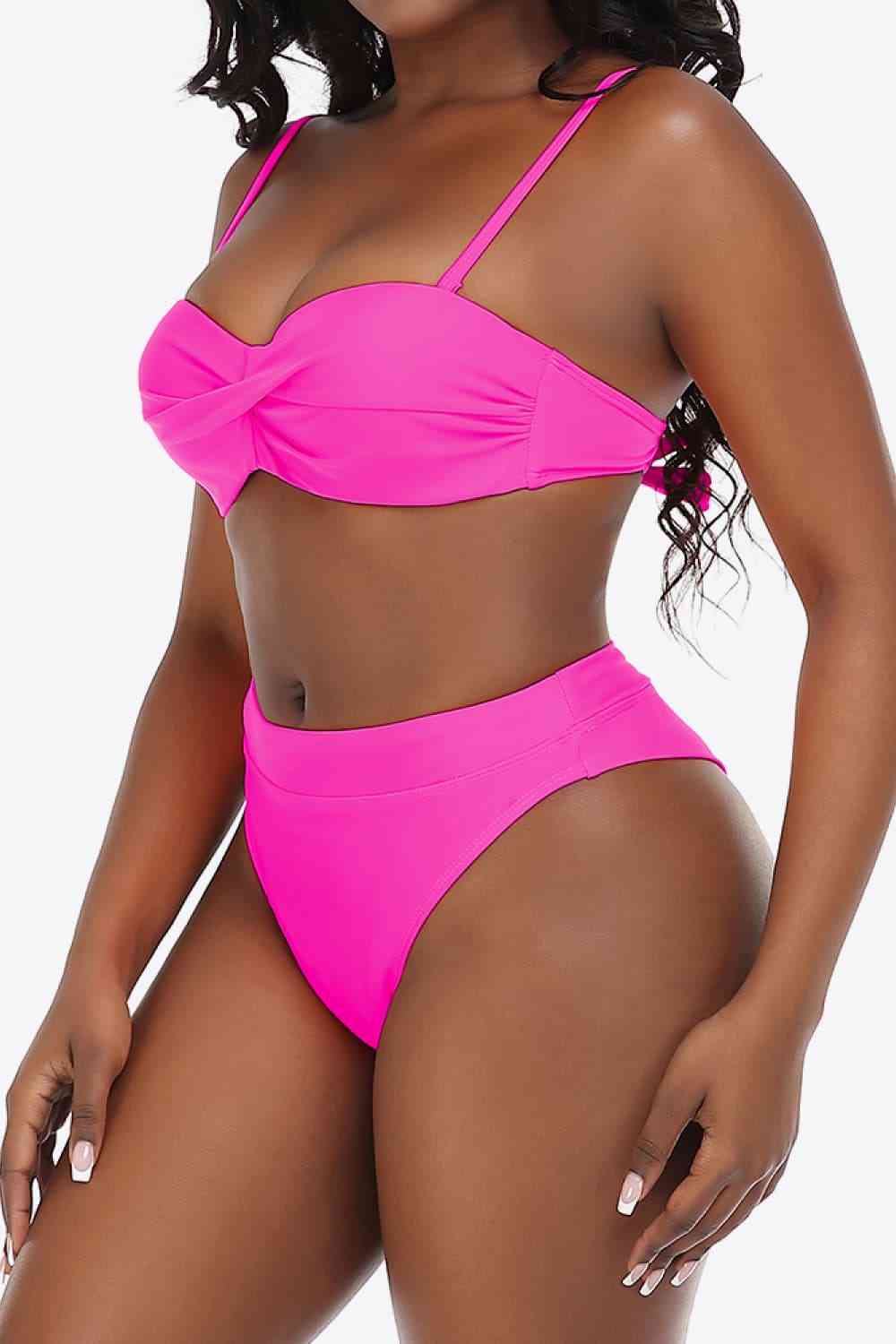 3-Piece Bikini/Thong Swimsuit w/Swim Dress Set (6 Variants)