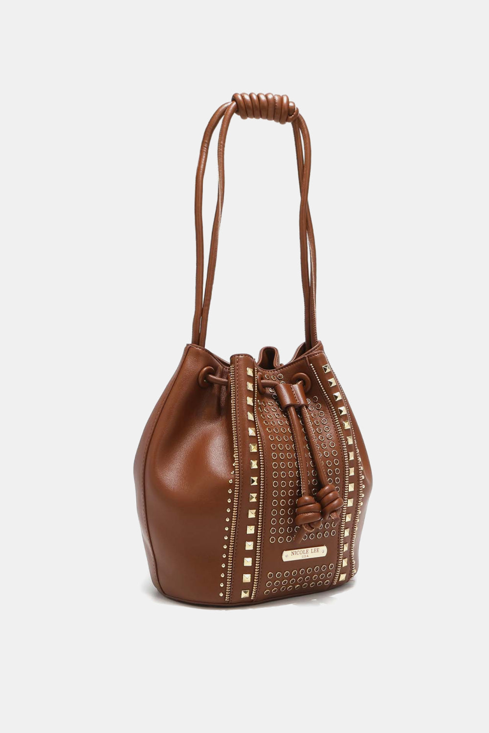 Nicole Lee Studded Bucket Bag (5 Variants)