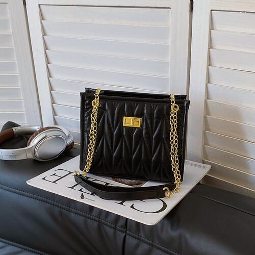 Gold Chain Shoulder Strap Bag (4 Variants)