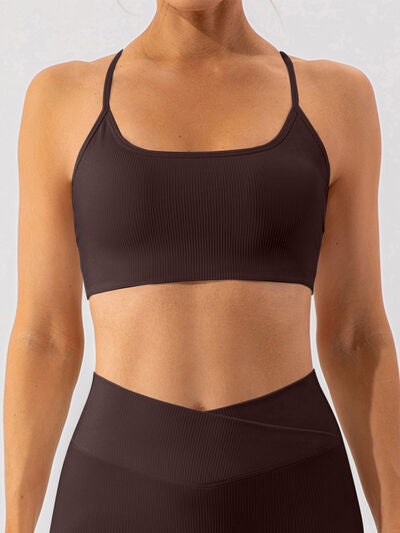 Spaghetti Strap Active Bra (7 Variants)