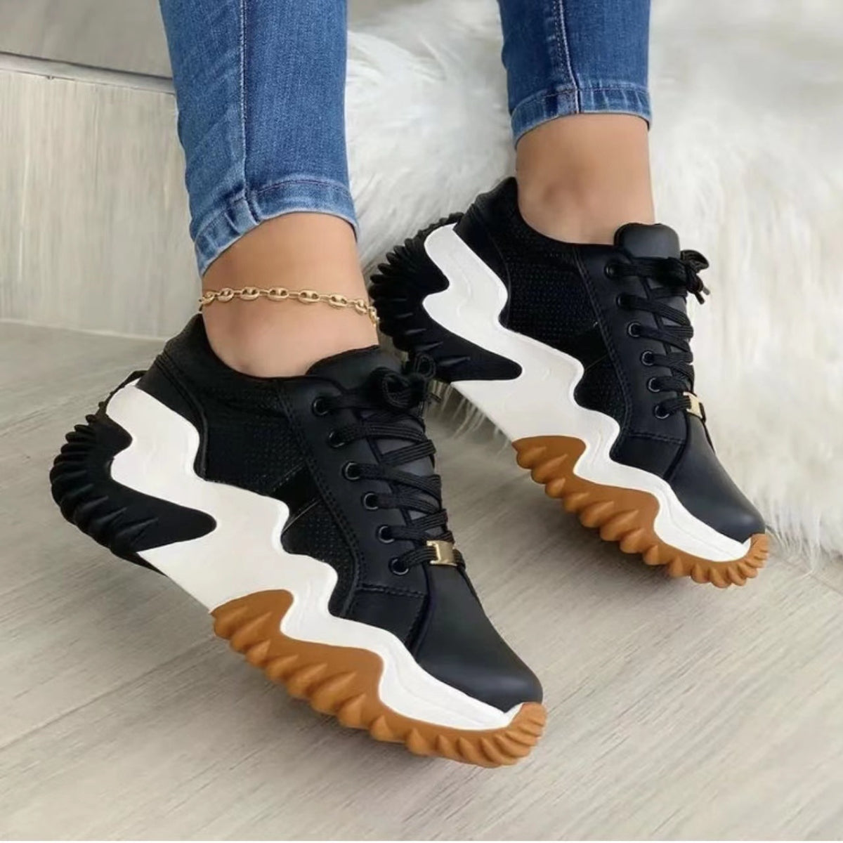 Glide n Flow Platform Sneakers (4 Variants)