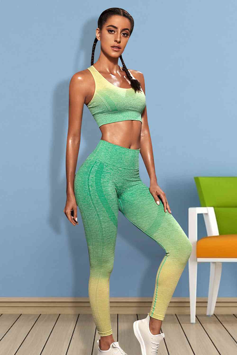 Gradient Sports Tank and Leggings Set (6 Variants)