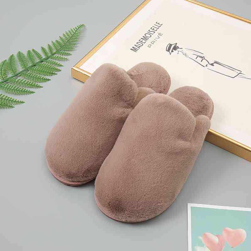 Faux Fur Slippers