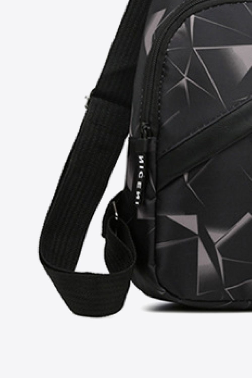 Geometric Waterproof Sling Bag