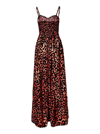 Leopard Sweetheart Neck Cami Dress (6 Variants)