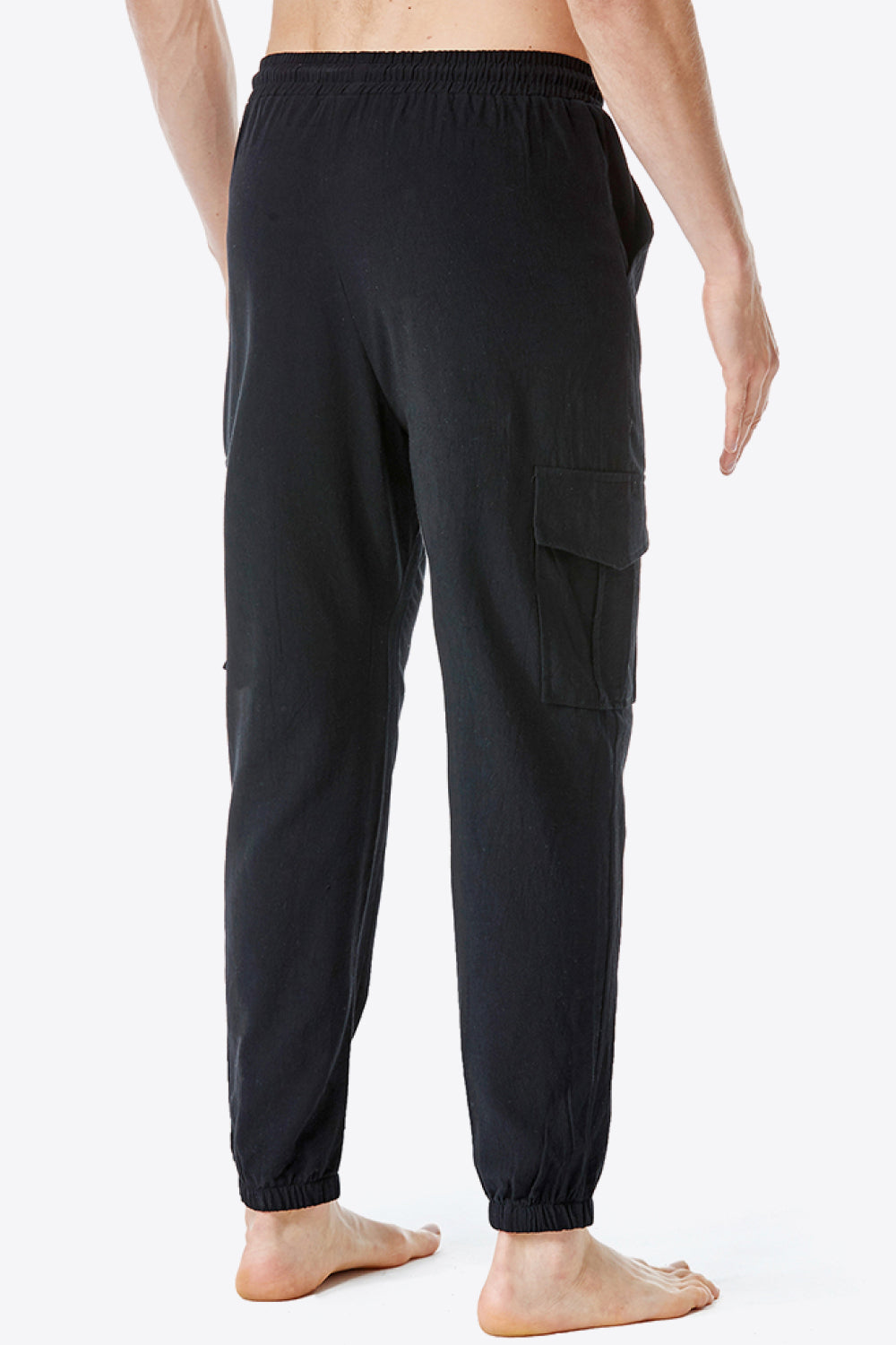 Full Size Drawstring Waist Cargo Pants