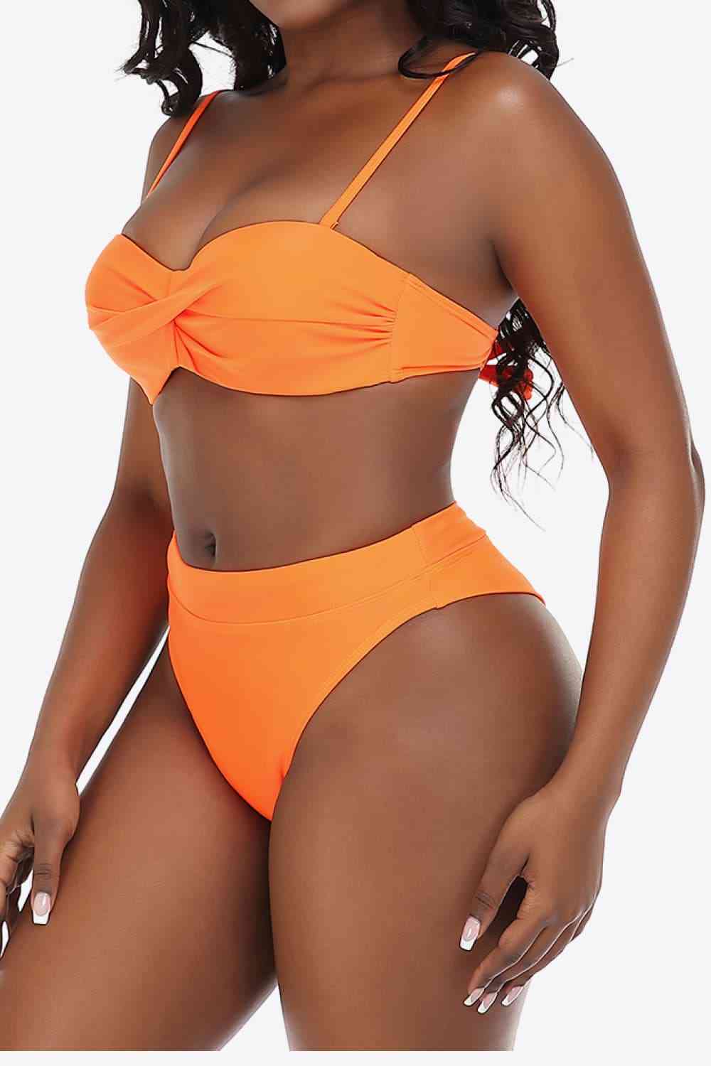 3-Piece Bikini/Thong Swimsuit w/Swim Dress Set (6 Variants)