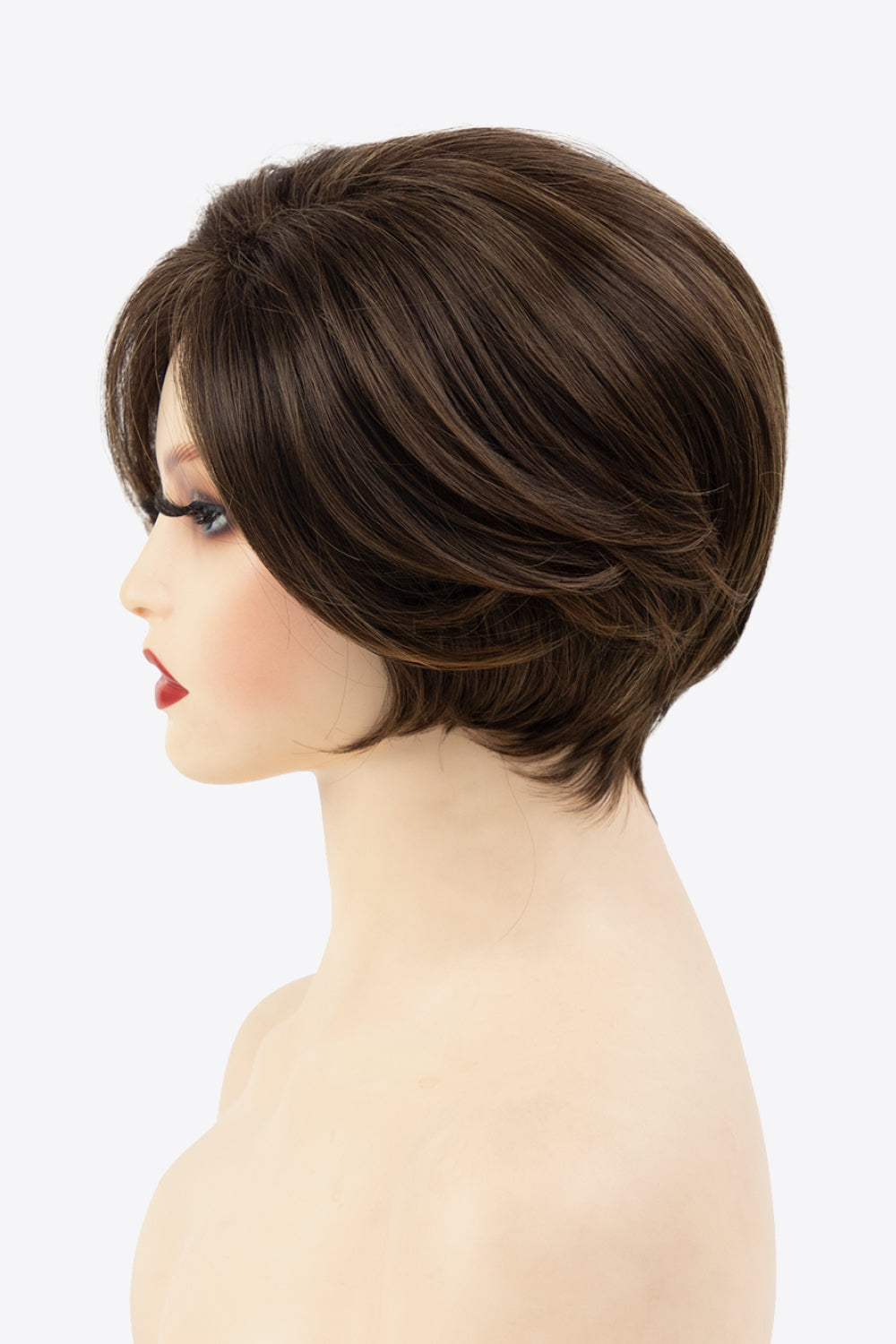 5'' Brown Short Synthetic Bob Wig