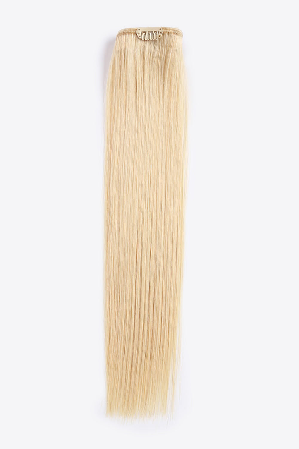 18" Blonde Indian Clip-In Human Hair Extensions