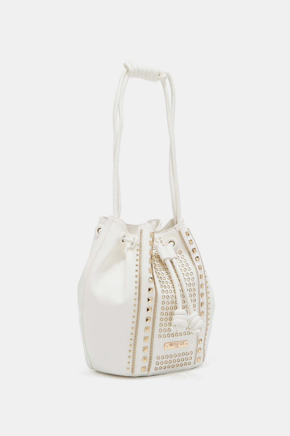 Nicole Lee Studded Bucket Bag (5 Variants)